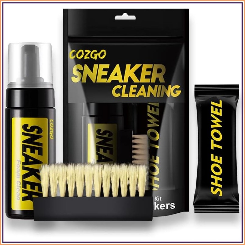 Shoe Brush - Schoenschoonmaakset voor sneakers, waterloze schuimreiniger 5.3oz